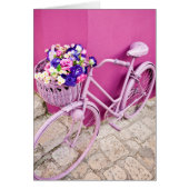 Roze fiets (Voorkant)