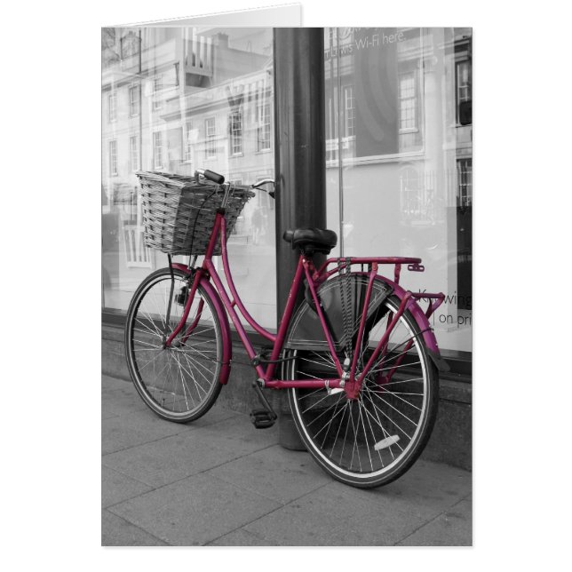 Roze fiets (Voorkant)