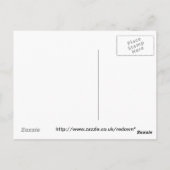 Roze fiets briefkaart (Achterkant)