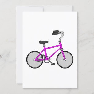 Roze fiets kaart