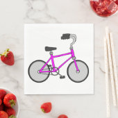Roze fiets servet (Insitu)