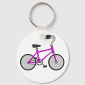 Roze fiets sleutelhanger (Voorkant)