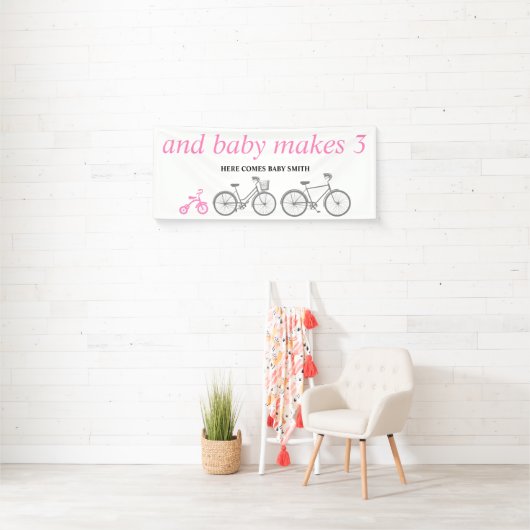 Roze fiets spandoek (Insitu)