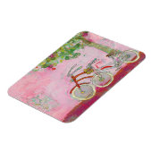 Roze fietsen magneet (Linkerzijde)