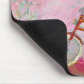 Roze fietsen muismat (Hoek)