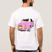 Roze figaro-Shirt T-shirt (Achterkant)