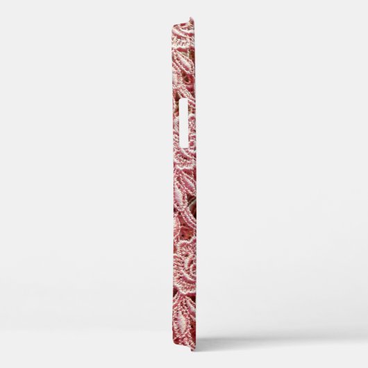 Roze fijne kant textuur met naadloze mooie vin Case-Mate iPhone case (Achterkant / Rechts)