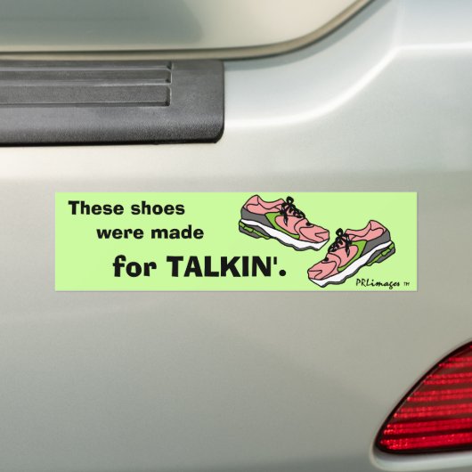 Roze Filibuster Shoes Bumpersticker (Op auto)