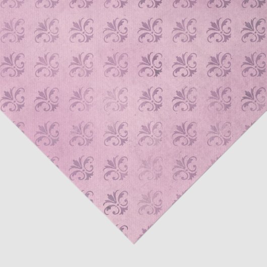 Roze  Filigree Pattern Tissuepapier (Detail)