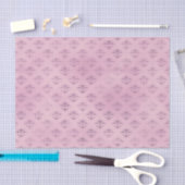 Roze  Filigree Pattern Tissuepapier (Craft)