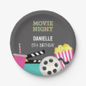 ROZE FILMAVOND PAPIEREN BORDJE (Voorkant)