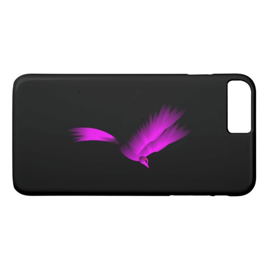 Roze Fire Bird Case-Mate iPhone Case (Achterkant (Horizontaal))
