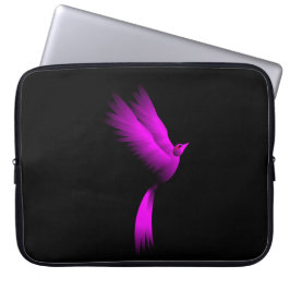 Roze Fire Bird Laptop Sleeve