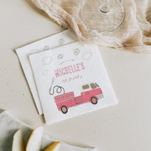 Roze Firetruck Verjaardag