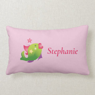 Roze Fish Star Girls Room Cute Animals Kussen