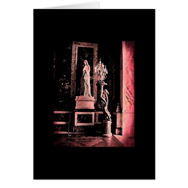 Roze Fisheye Versailles Statue (Voorkant)