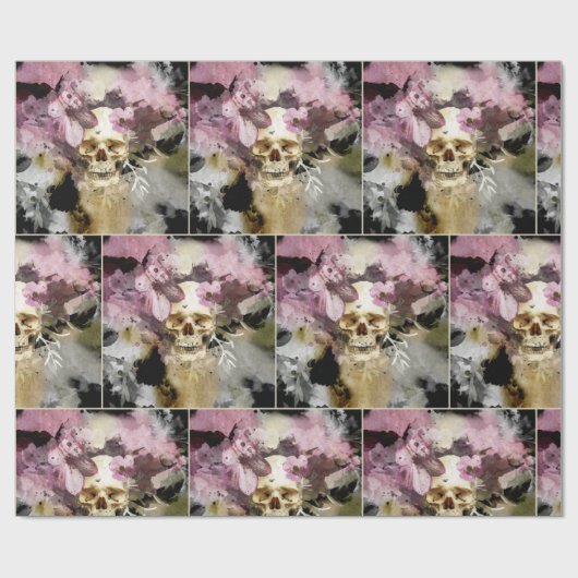 Roze flacon Abstract Cadeaupapier (Vlak)