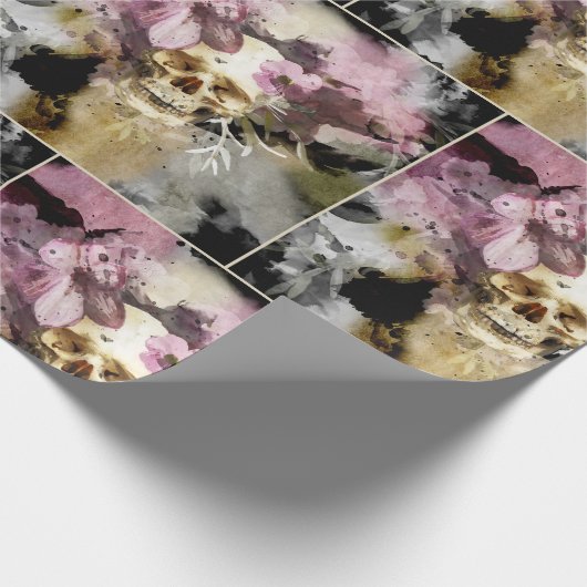 Roze flacon Abstract Cadeaupapier (Hoek)