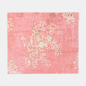 Roze flacon met flesje met flesje fleece deken (Voorkant (Horizontaal))