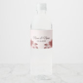 Roze flacon water Etiket (Voorkant)