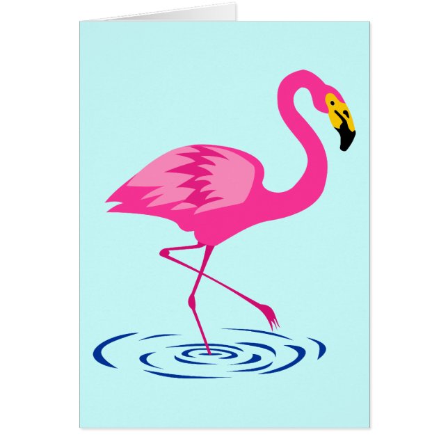 Roze Flamingo (Voorkant)