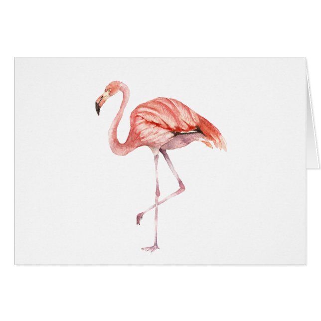 Roze Flamingo (Voorkant Horizontaal)