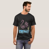 Roze Flamingo #13 T-shirt (Voorkant volledig)