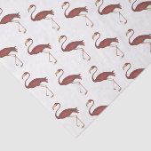 Roze Flamingo #2 Vieux Tissuepapier (Detail)