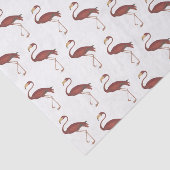  roze Flamingo #2 Weefpapier Tissuepapier (Detail)