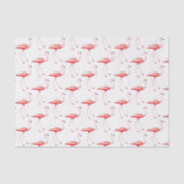  roze Flamingo #3 Weefpapier Tissuepapier (Voorkant)
