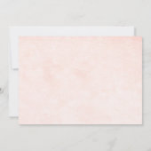 Roze Flamingo 40e verjaardag Kaart (Achterkant)