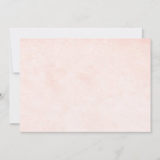 Roze Flamingo 40e verjaardag Kaart (Achterkant)