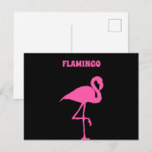 Roze Flamingo aanpassen Briefkaart (Voorkant / Achterkant)