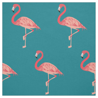 Roze flamingo Art Fabric Stof