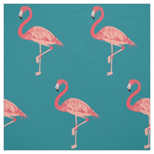 Roze flamingo Art Fabric Stof (Swatch)