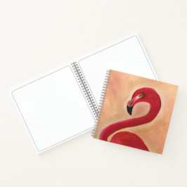 Roze Flamingo Art Notitieboek