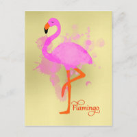  roze flamingo artistieke schilderplaat