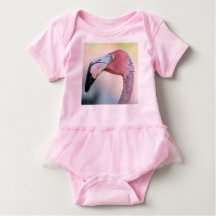 Roze Flamingo Baby Romper met TuTu