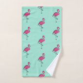 roze flamingo badhanddoeken set cadeau bad handdoek (Handdoek)
