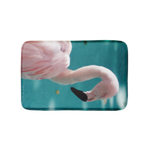 Roze flamingo badmat