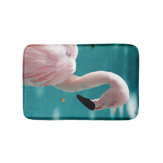 Roze flamingo badmat