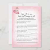 Roze Flamingo Ballerina die mama het beste spel ke Kaart (Voorkant)