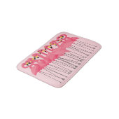 Roze Flamingo Bath Mats Badmat (Gekanteld)