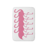 Roze Flamingo Bath Mats Badmat (Voorkant Verticaal)
