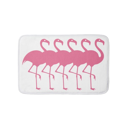 Roze Flamingo Bath Mats Badmat (Voorkant)
