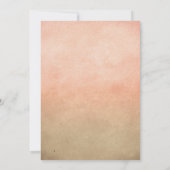 Roze Flamingo Beach Bruids Douche Uitnodigingen (Achterkant)