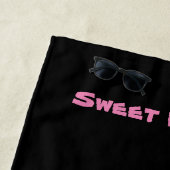 Roze flamingo Beach Towel Strandlaken (In situ)