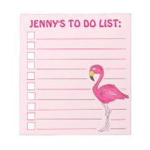 Roze flamingo Beach-vogel die is gepersonaliseerd 