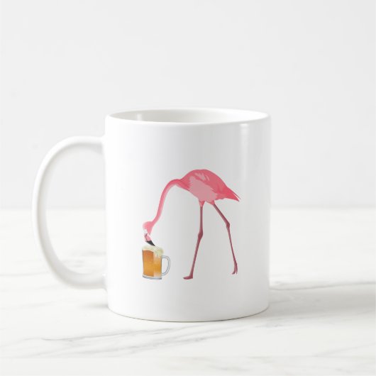 Roze Flamingo Beer Lover Koffiemok (Links)