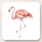Roze Flamingo Bier Onderzetter (Voorkant)
